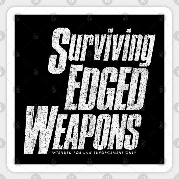 Surviving Edged Weapons Sticker by huckblade